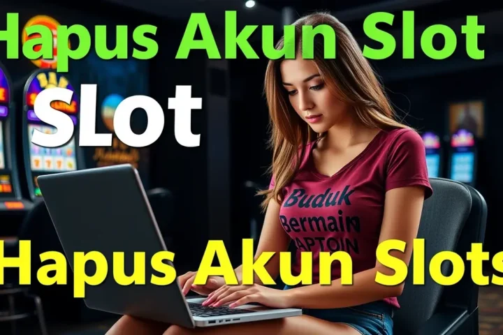 cara hapus akun slot online